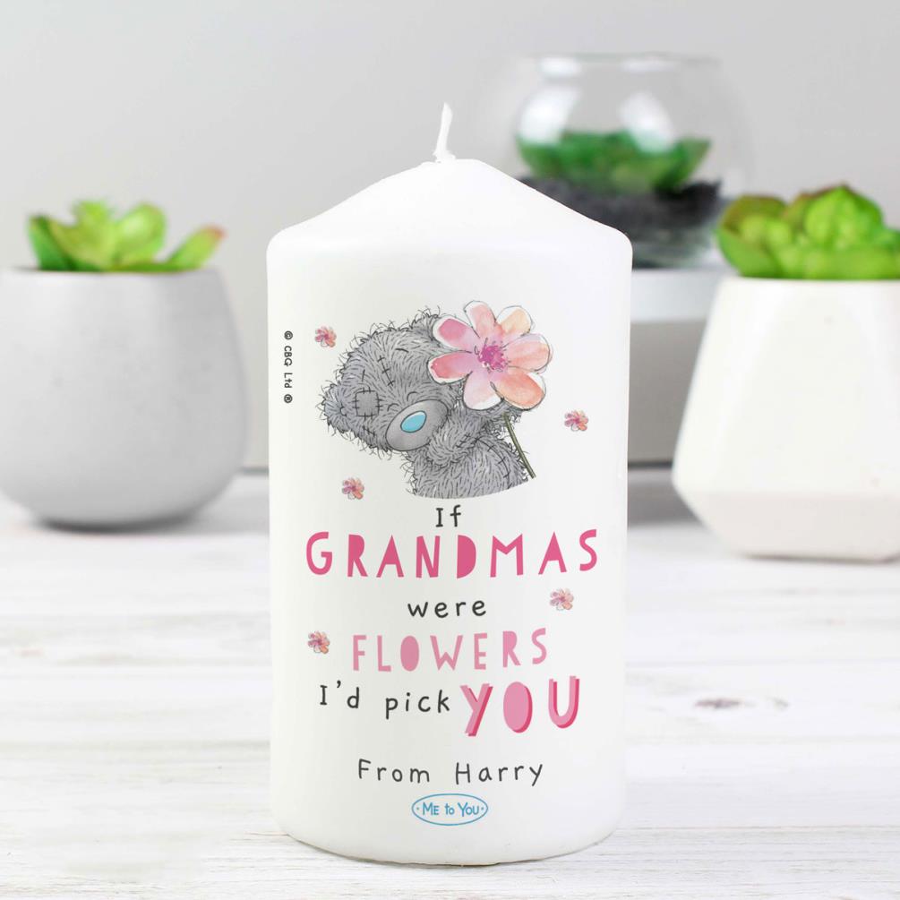 Personalised Me to You Bear I'd Pick You Pillar Candle Extra Image 2